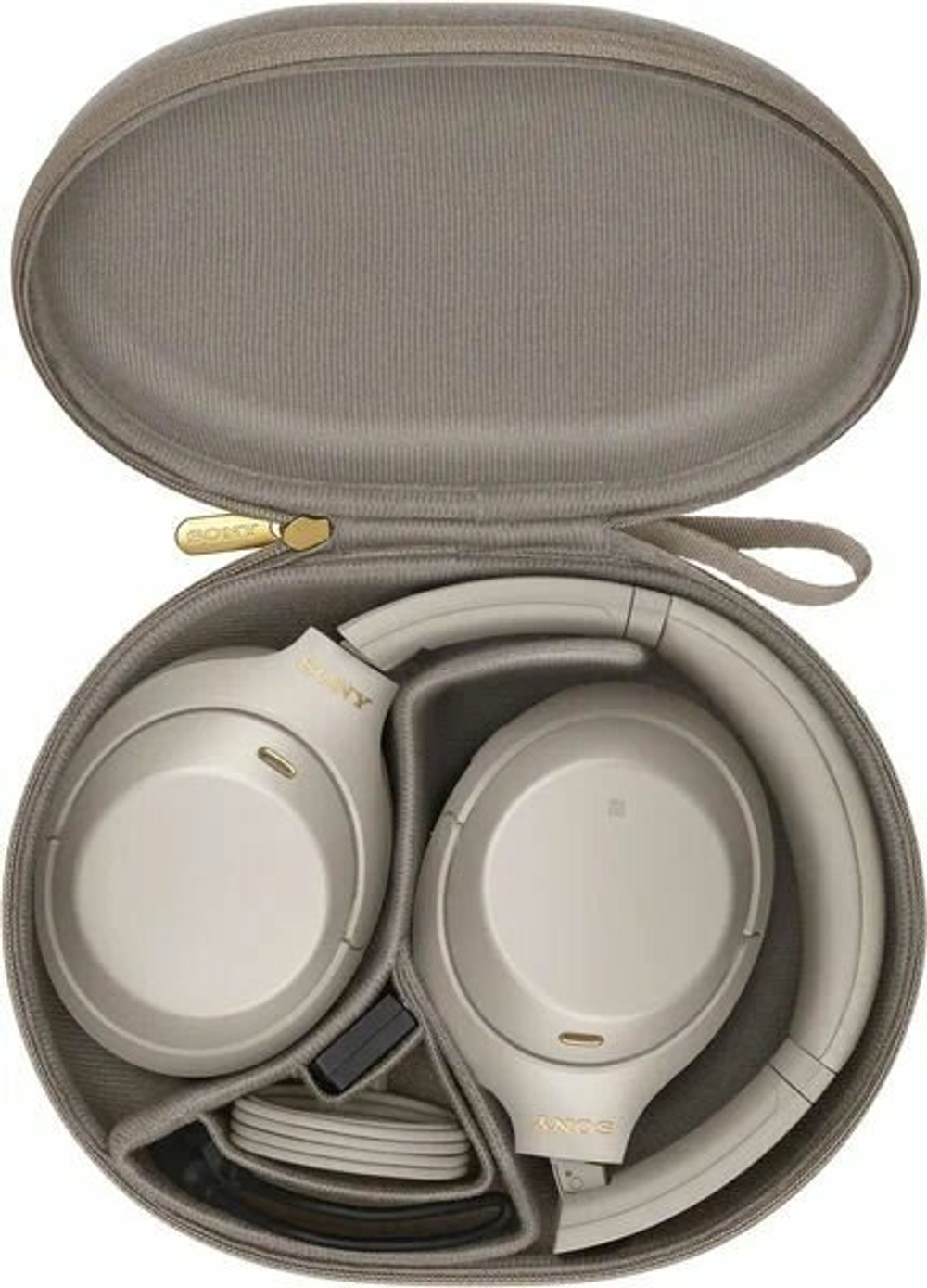 Беспроводные наушники Sony WH1000XM4, активное шумоподавление, серый