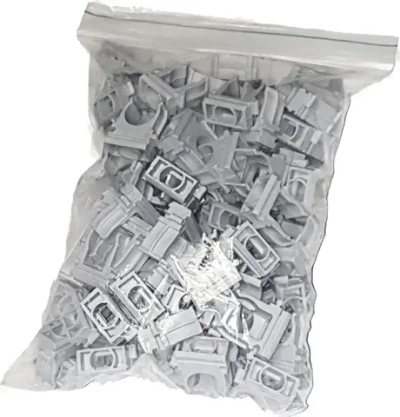 Клипса D16 для крепления гофрированной трубы 100 шт