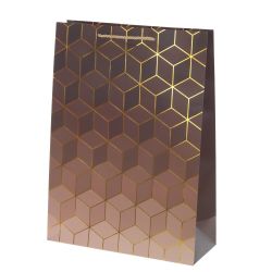 GAEM Пакет подарочный (бумага 210г/м2, блок микс 12шт), L30 W12 H41,5 см, 4в.