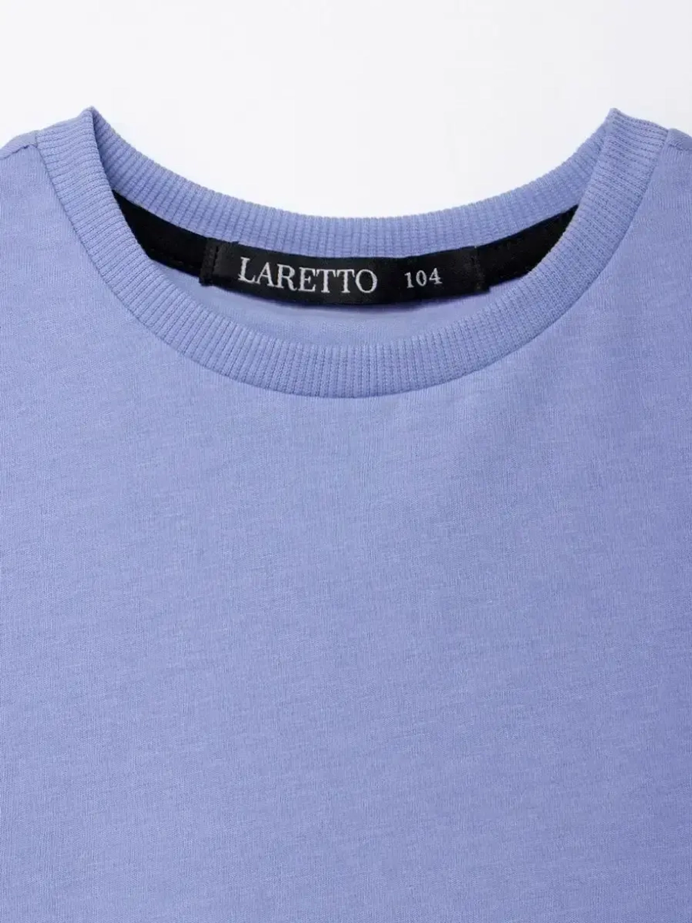 Футболка детская укороченная базовая