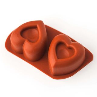 Силиконовая форма Сердечки (2 шт.)
