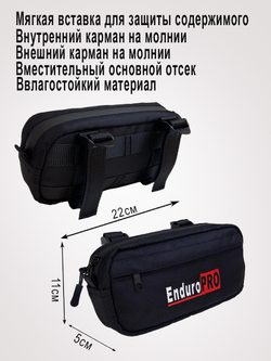 Сумка на руль цвет ЧЕРНЫЙ