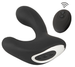 Черная анальная вибропробка с функцией расширения RC Butt Plug with 3 functions