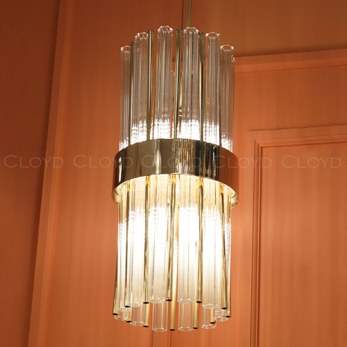 Подвесной светильник Cloyd ALPERT P8 / Ø20 см - золото (арт.11520)