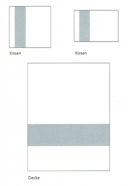 Пододеяльник 135х200 Christian Fischbacher Luxury Nights Line 705 белый Швейцария схема