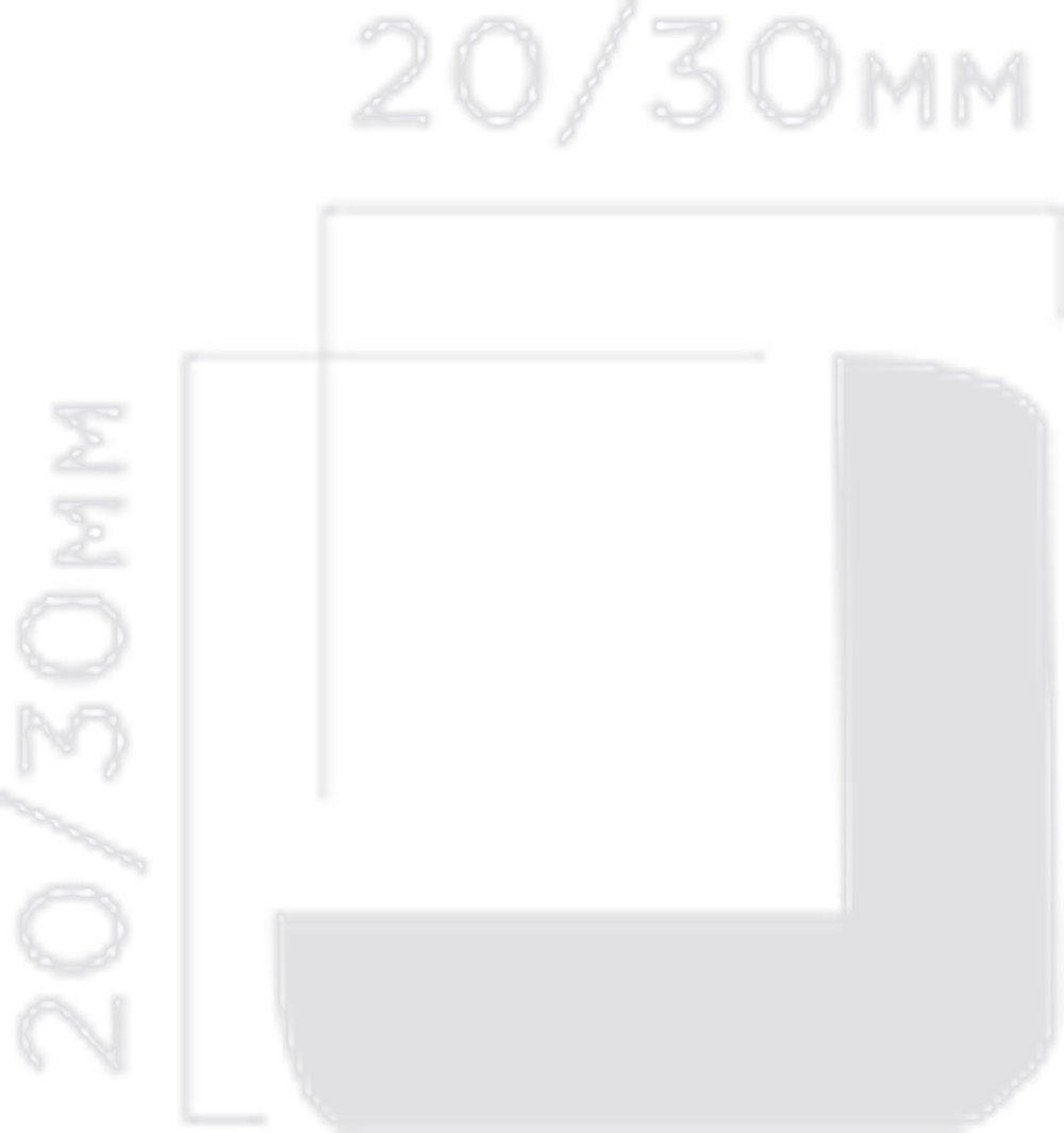 Угол HiWood, 30x30 мм