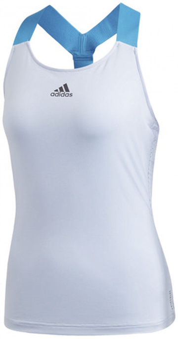 Женский топ теннисный Adidas Y-Tank Primeblue Tank Top Women - небесный
