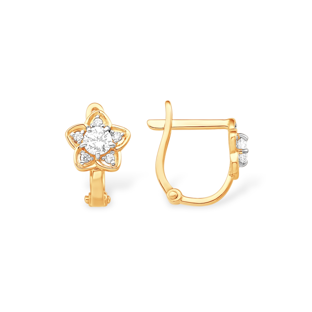 Серьги из золота 585 пробы