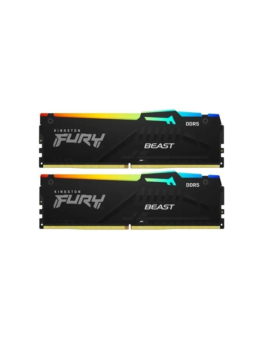 Комплект модулей памяти Kingston FURY Beast KF556C40BBAK2-16 DDR5 16GB (Kit 2x8GB) 5600MHz