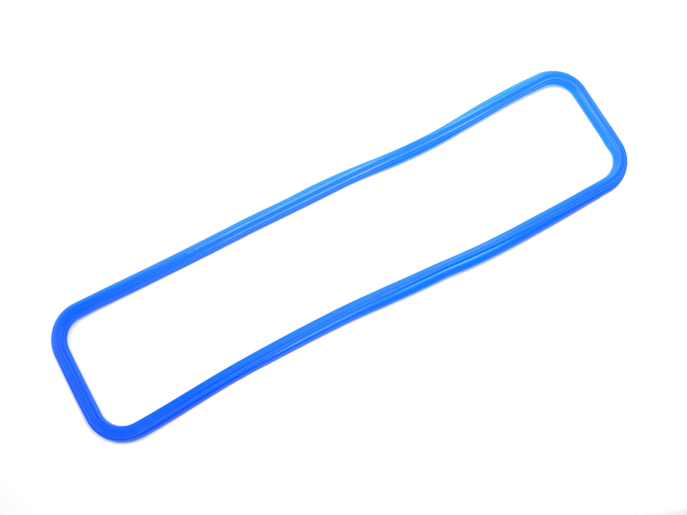 Прокладка клапанной крышки ГАЗ-53 дв. ЗМЗ 511,513,523 синий силикон ПРЕМИУМ (ПолиуретанДеталь)