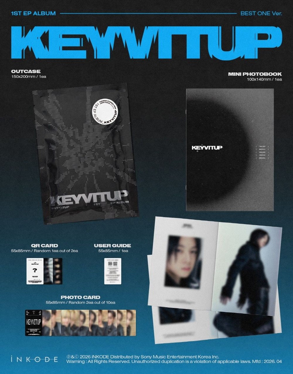 Альбом KEYVITUP - KEYVITUP 1st EP Album BEST ONE (PLATFORM) Version