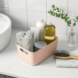IKEA UPPDATERA  (ИКЕА УППДАТЕРА)  -  Контейнер, светло-розовый, 24x17 см