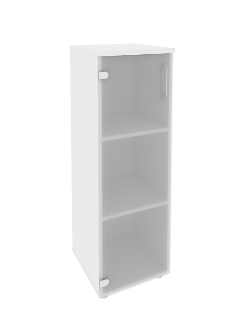 Шкаф средний узкий со стеклом Onix