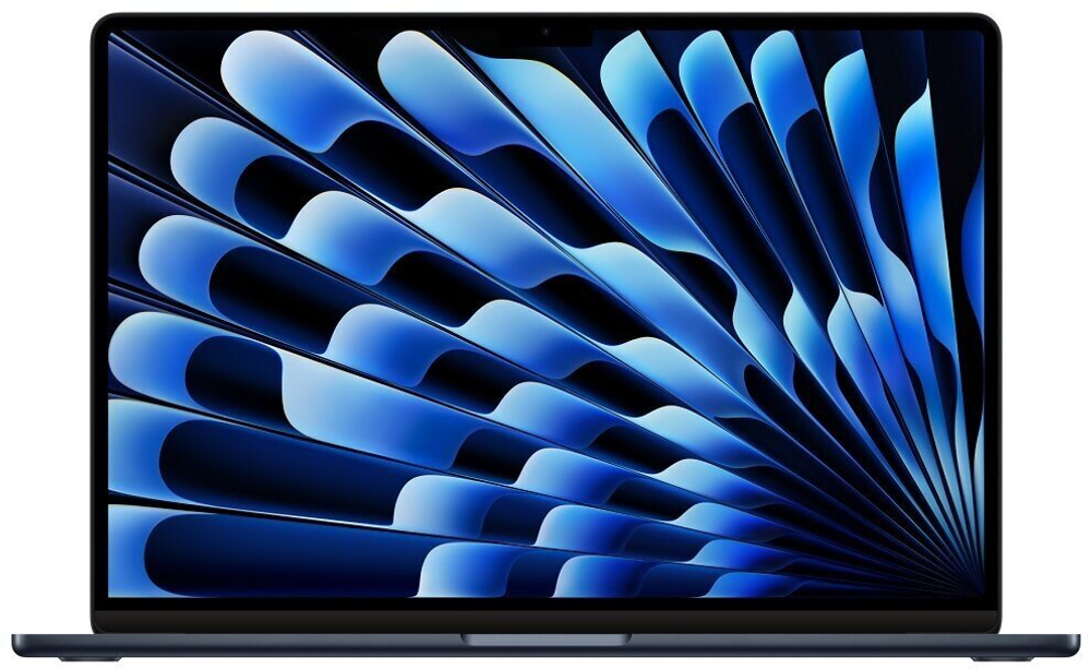 15.3 Ноутбук Apple MacBook Air 15 2024 2880x1864, Apple M3, RAM 16 ГБ, SSD 512 ГБ, Apple graphics 10-core, macOS, MXD43, Midnight, английская раскладка