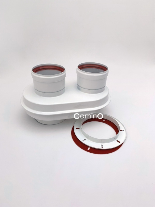 Комплект раздельного дымоудаления моноблочный для КНГ 60x100 ФИРМЕННЫЙ (BOSCH)