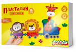 Пластилин 18цв. 360г. ассорти со стеком (Каляка-Маляка)