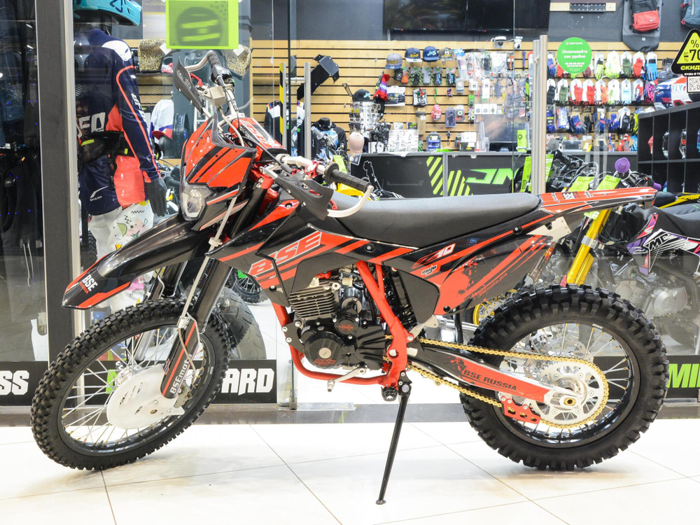 Кроссовый мотоцикл BSE Z10 Red/Black (055) 21/18