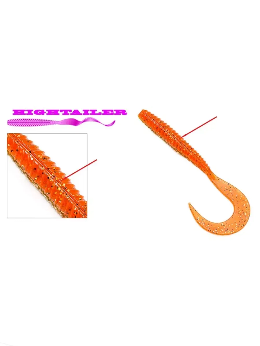 Твистер Pontoon21 Homunculures Hightailer, 2.5'', длина 63,5мм, вес 2,4гр,цвет 117