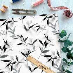 Ткань Барби спокойная цветочная мелодия