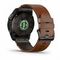 Garmin Epix Pro Gen 2 Sapphire 51 мм — титановые умные часы с кожаным ремешком