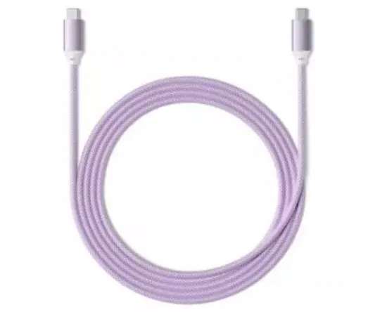 Кабель Satechi Type-C to Type-C 100W Charging Cable. Длина 2 м. Фиолетовый