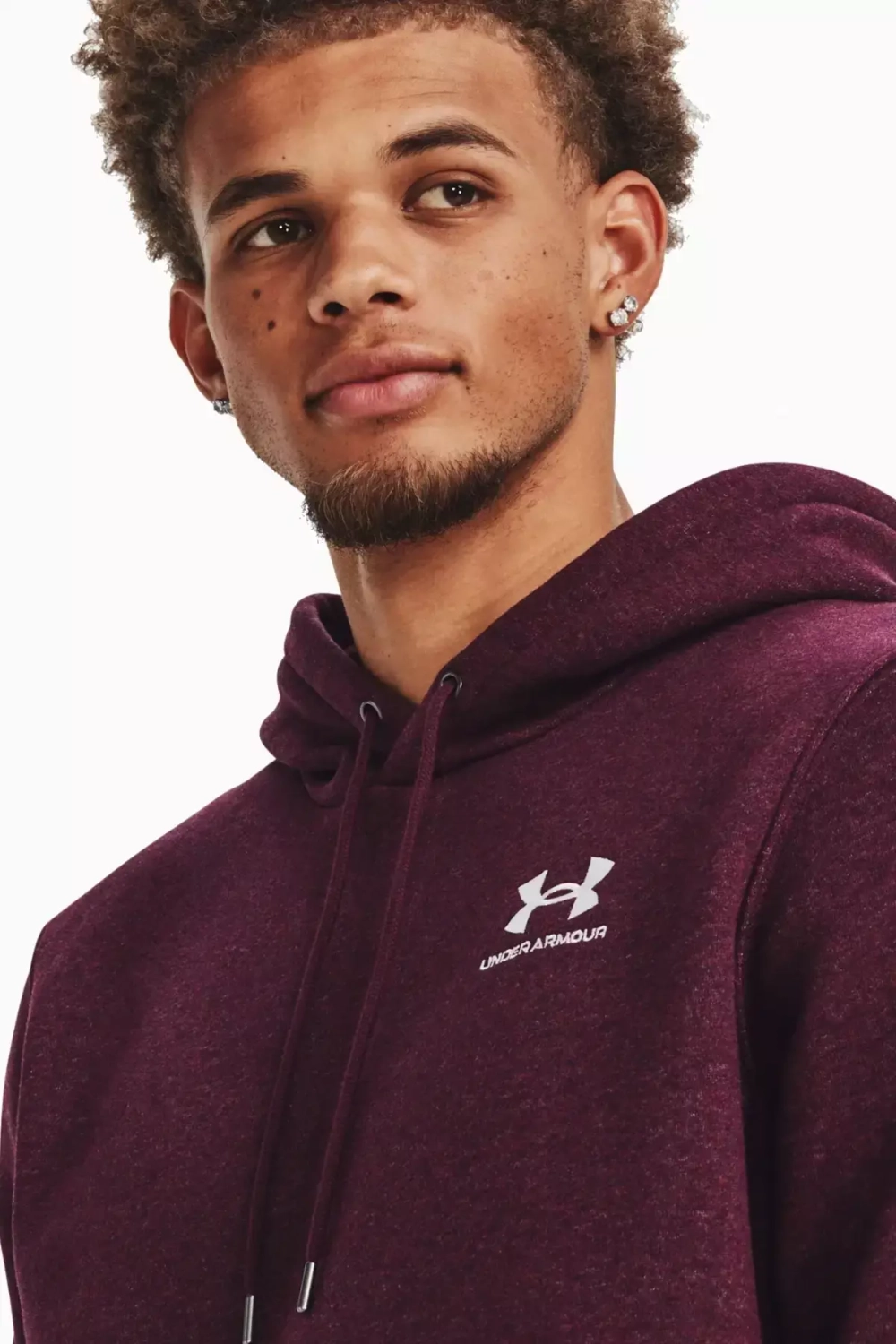 Кофта Under Armour Essential Fleece - бордовый