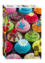 Пазл 500эл. "Капкейки" Серия "Выгодный формат" (Степ пазл)