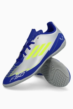Футзалки adidas F50 Club Messi IN Junior - серебряный