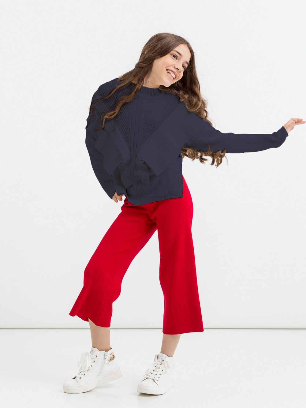 Джемпер синий для девочки арт. АТ727