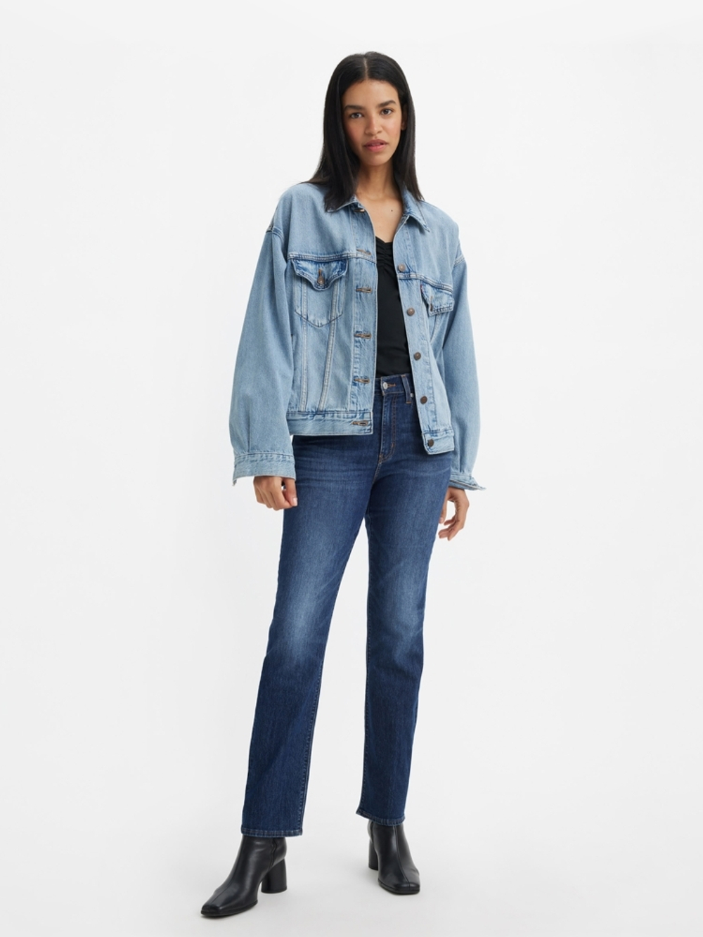 Женские прямые джинсы с завышенной талией Levi's 724 High Rise Straight 18883-0268