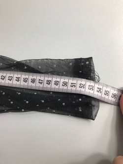 Платье прозрачное в мелкий горошек, маркировка L, визуально на 46/48 размер