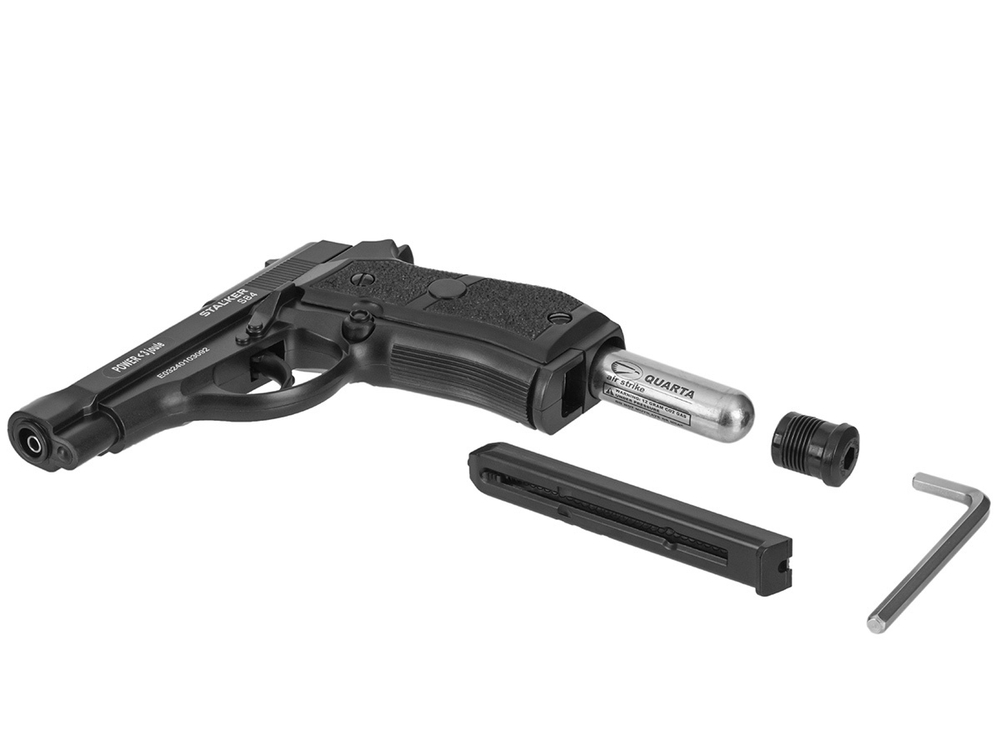 Пистолет пневматический Stalker S84 (Beretta 84) к.4,5мм (ST-11051M)