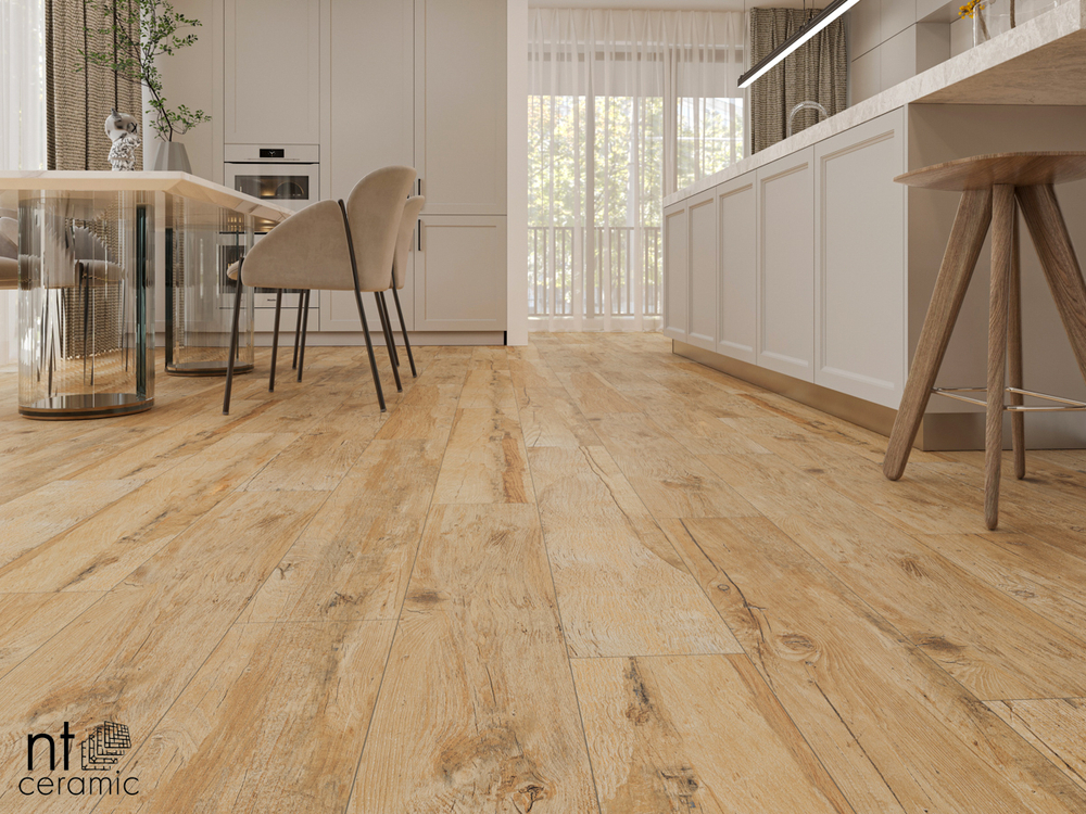NT CERAMIC. Керамогранит Wood Grand Sunny NTT93108M 200*1200*10мм матовая