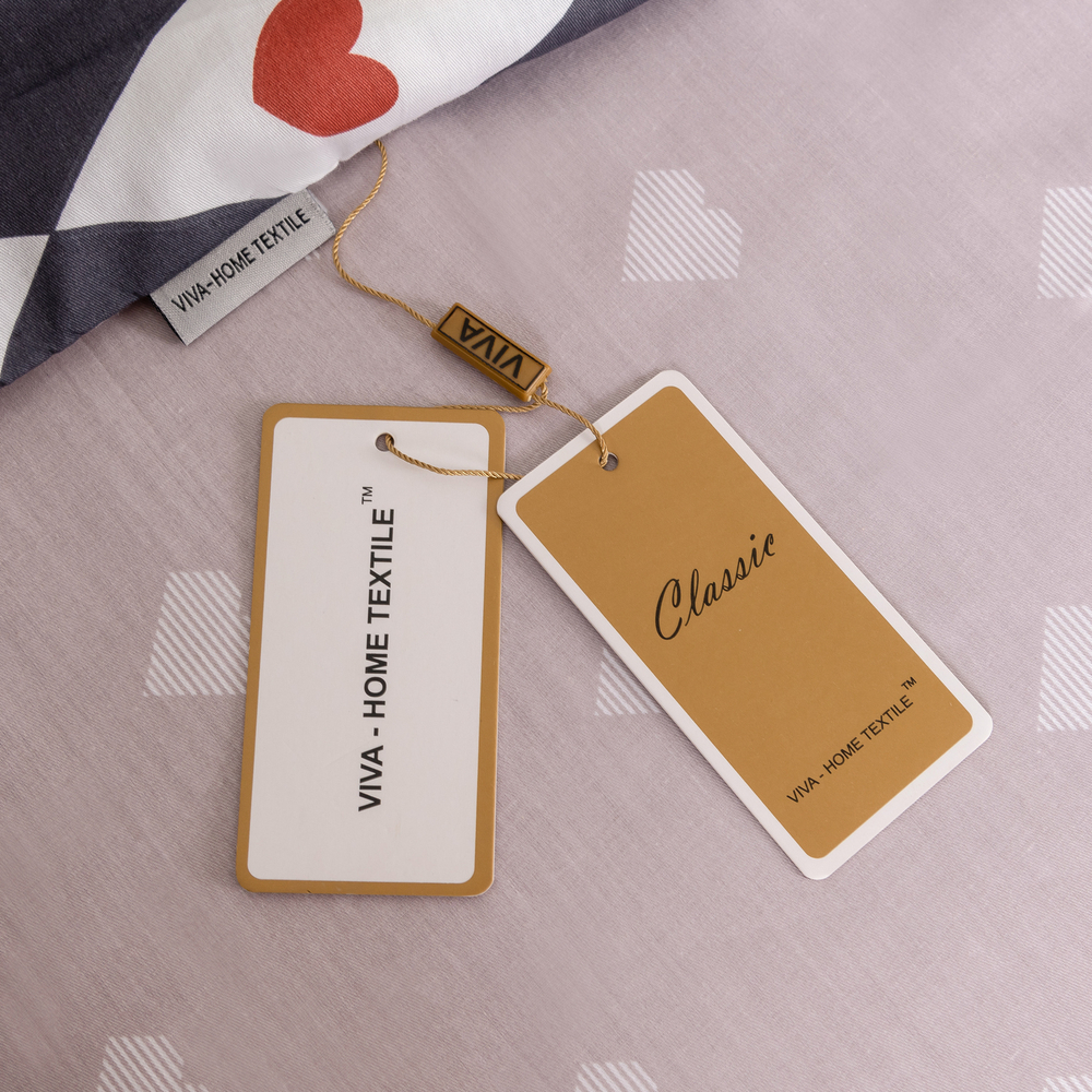 Комплект постельного белья Делюкс Сатин 100% хлопок на резинке LR423