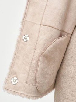 Шуба женская чебурашка тедди, SilverFox (арт. S1235-001)