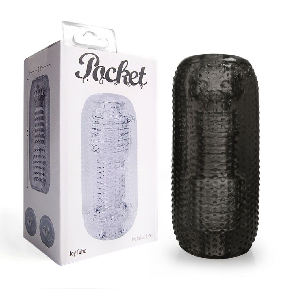 Черный мастурбатор Joy Tube (Цвет: черный)