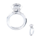 Кольцо на пенис с бриллиантом (Цвет: прозрачный)