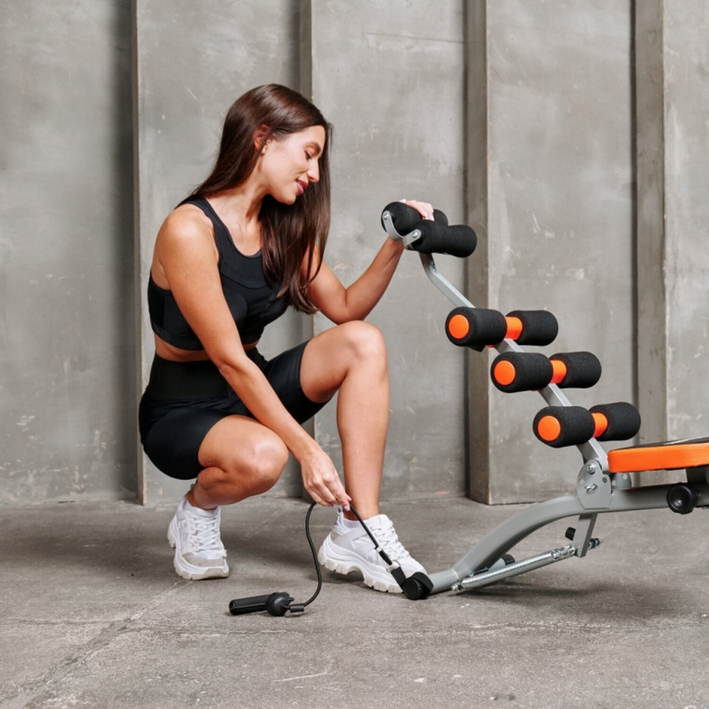 Универсальный силовой тренажёр DFC Capital Sports AB Trainer оранжевый (1)