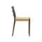Analy Стул из массива дуба с отделкой орех и сиденьем из 100% веревки