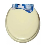 Сиденье для унитаза мягкое Океан крем. б/рис