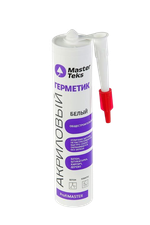 Герметик "HOMEMASTER" акриловый "Masterteks" общестроительный белый 260 мл