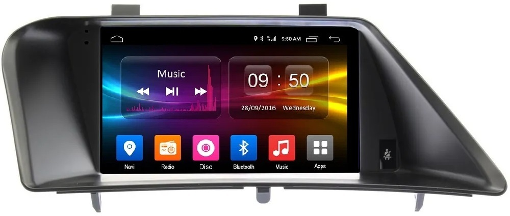 Магнитола для Lexus RX270, RX350 AL10 2009-2015 (цветной) - Carmedia SF-9811 IPS, Android 10, 8 ядер (TS18), 4G SIM-слот