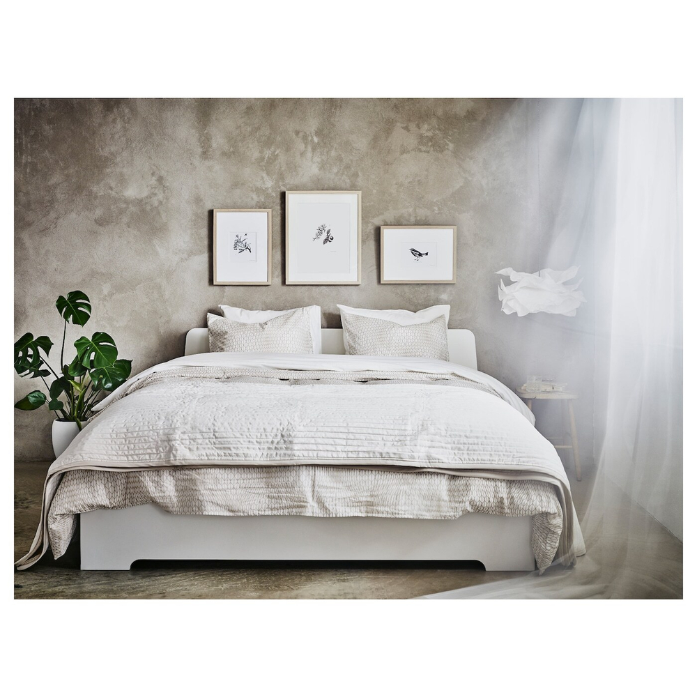 IKEA KRUSNING  (ИКЕА КРУСНИНГ)  -  Абажур для подвесного светильника, белый, 43 см