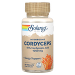 Solaray, Грибы, кордицепс, 60 капсул