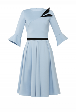 Платье с юбкой полусолнце 16-19FW