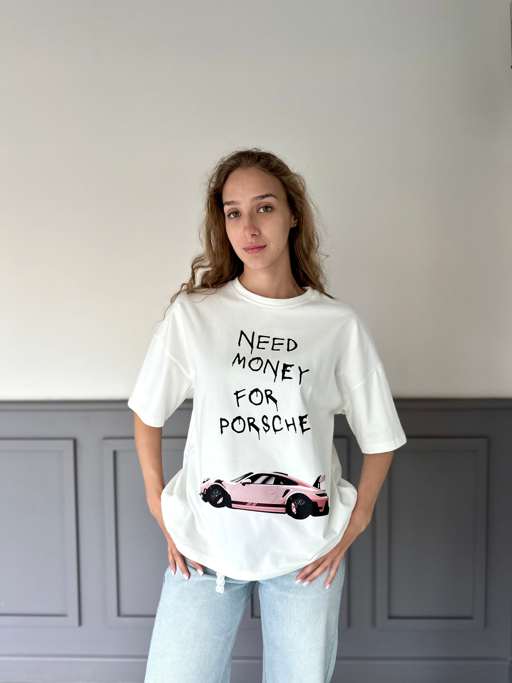 Футболка oversize Porsche