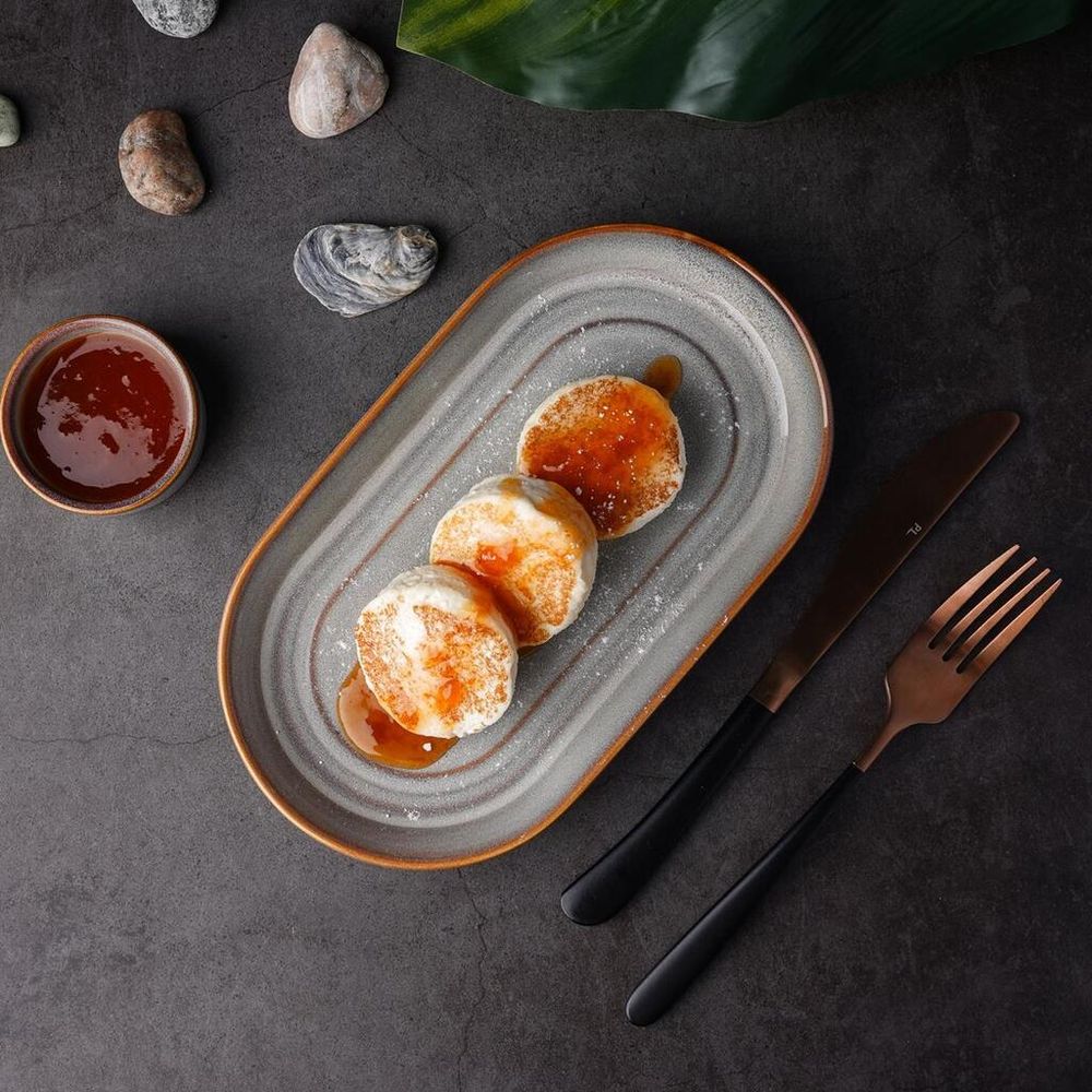 Блюдо овальное 24*13,8 см h2,8 см Evolution Mont Blanc P.L. Proff Cuisine [4]