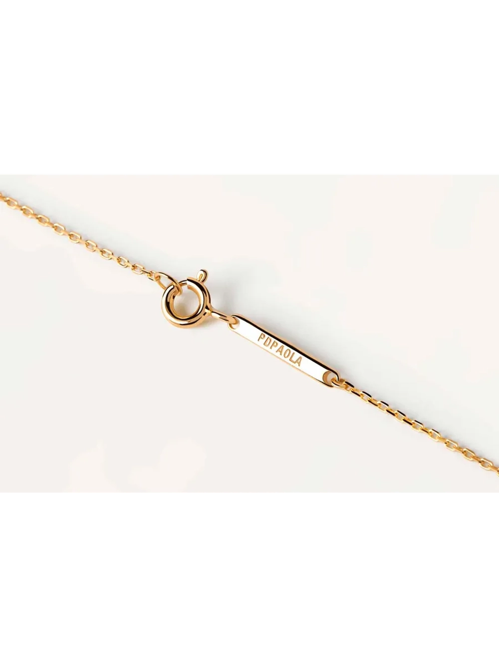 Колье Буква T серебро 925 пробы покрытое золотом