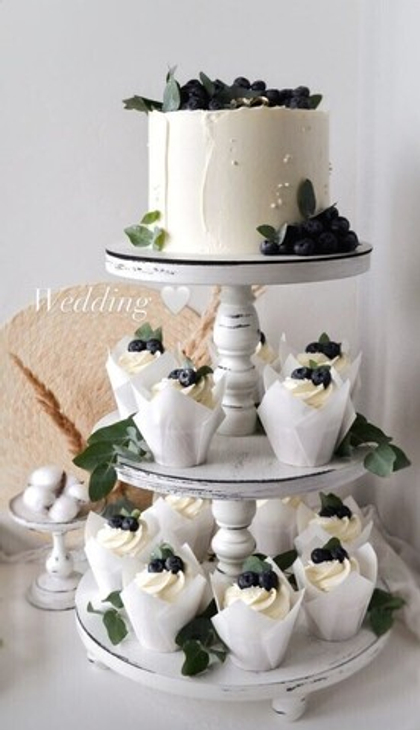 Торт свадебный №441 (ВК)