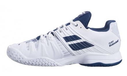 Мужские кроссовки теннисные Babolat Propulse Fury All Court Men - белый, небесный